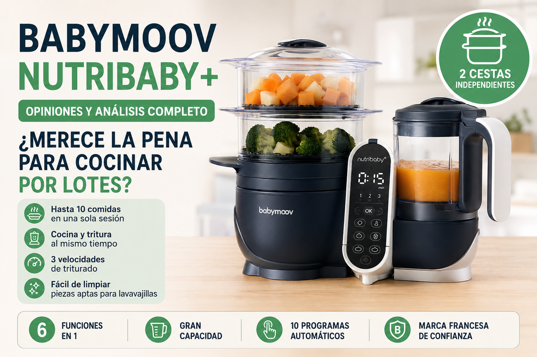 Babymoov Nutribaby+ robot de cocina para bebé