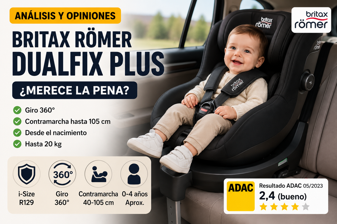 Britax Römer Dualfix Plus silla de coche giratoria 360 grados