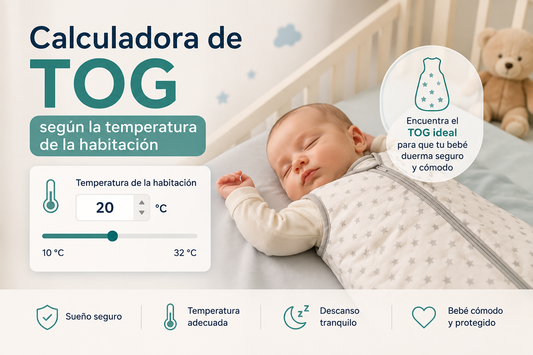 Calculadora de TOG para bebé según la temperatura de la habitación