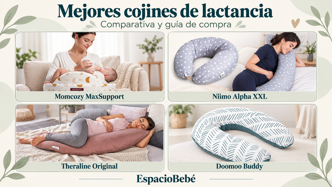 Cojines de lactancia de distintos formatos