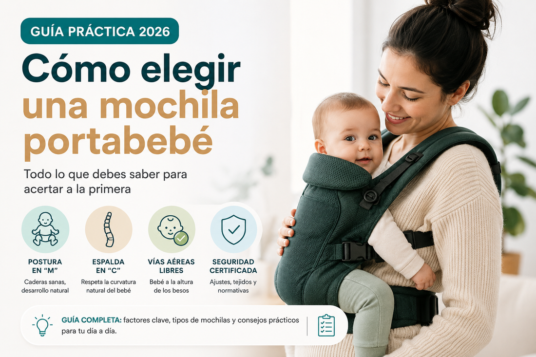 Cómo elegir una mochila portabebé