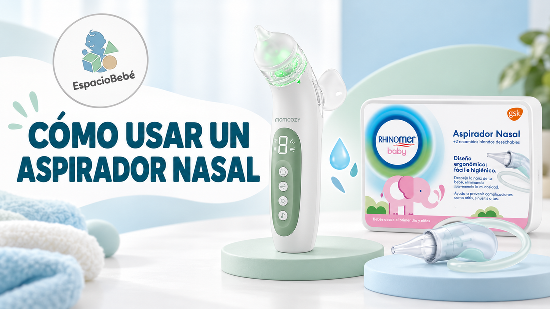 Cómo usar un aspirador nasal en un bebé