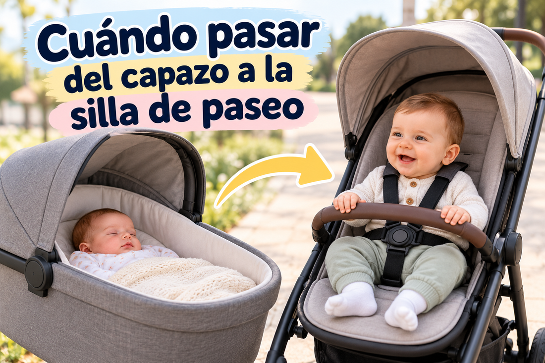 Cuándo pasar del capazo a la silla de paseo