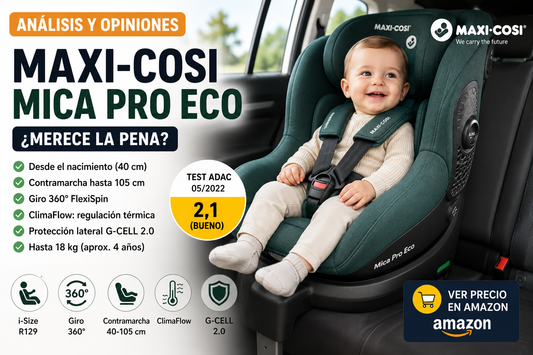Maxi-Cosi Mica Pro Eco i-Size silla de coche giratoria 360 grados