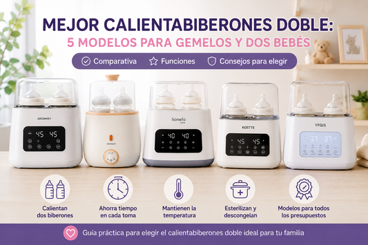 Mejor calientabiberones doble