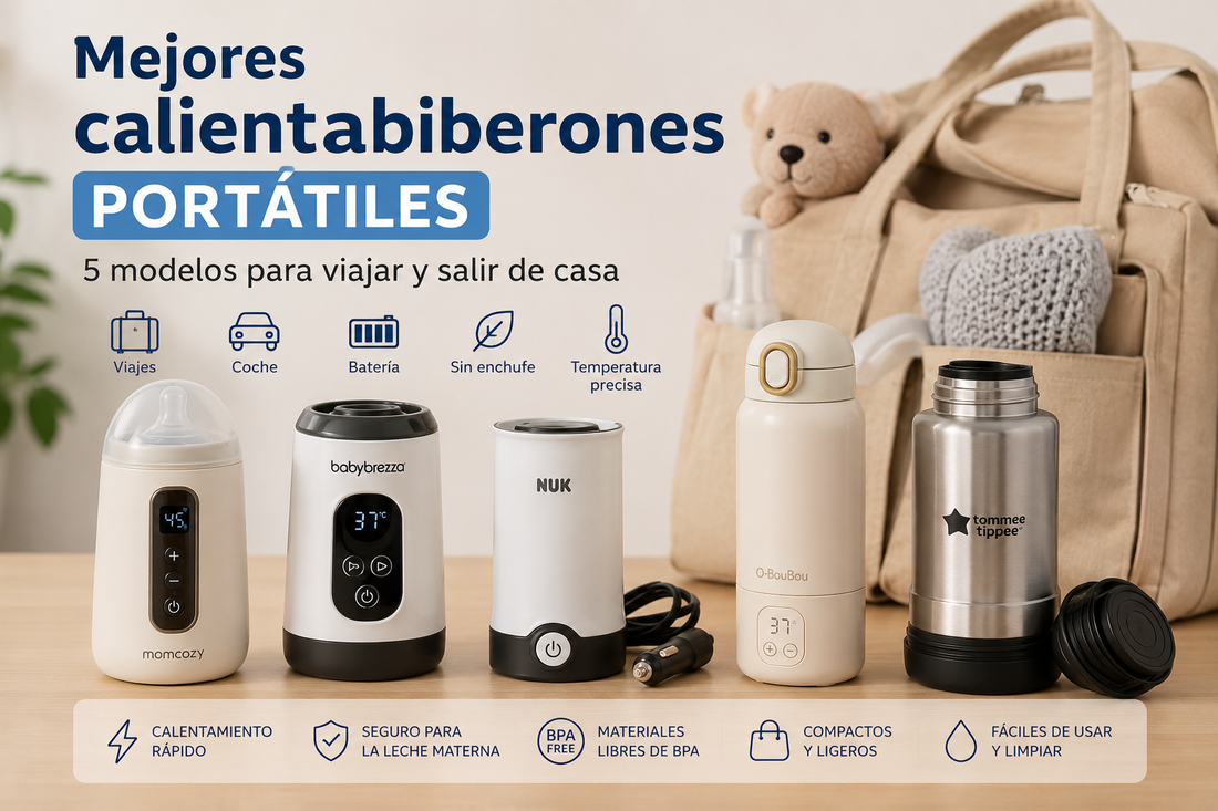 Mejores calientabiberones portátiles para viajar, usar en el coche y salir de casa