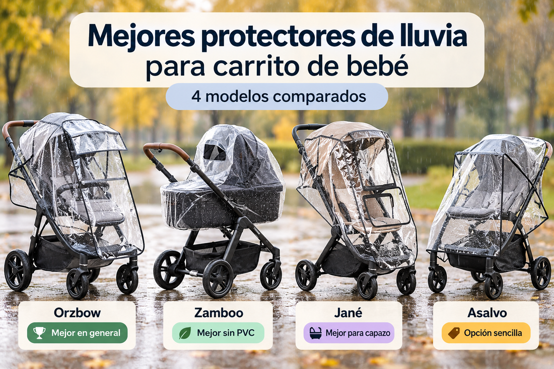 Mejores protectores de lluvia para carrito de bebé