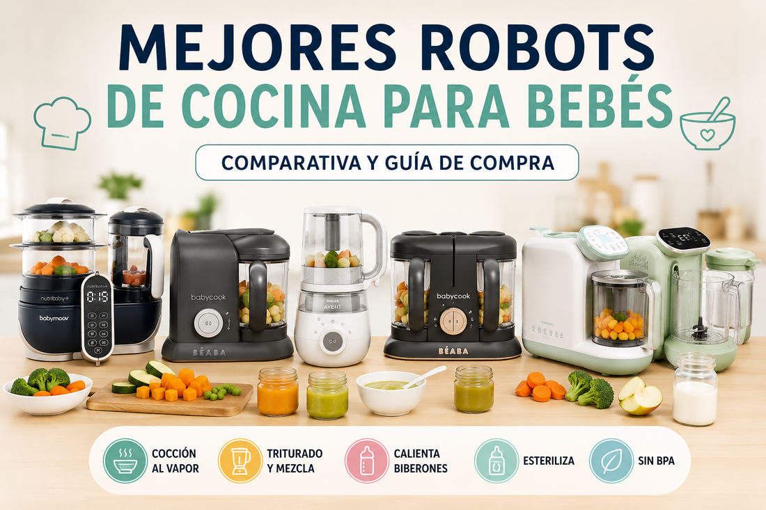 Mejores robots de cocina para bebé