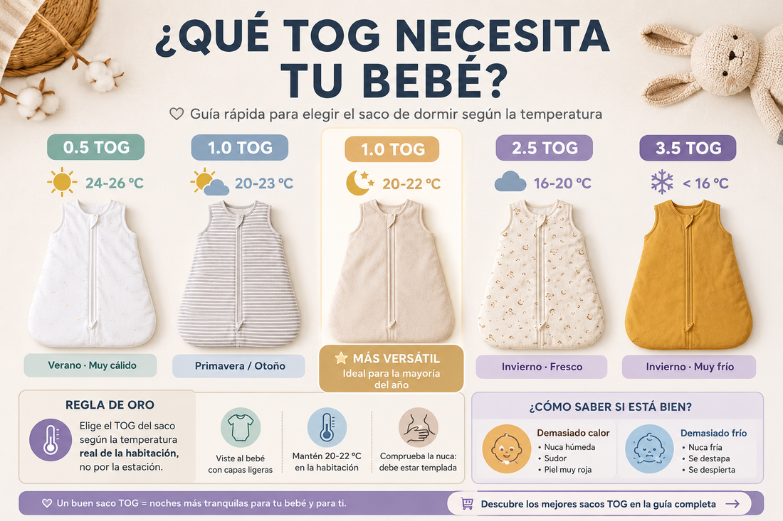 Mejores sacos de dormir bebé por TOG