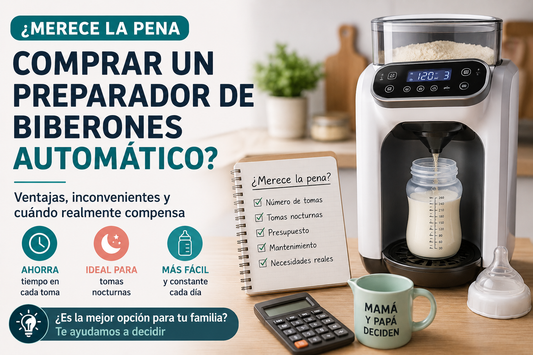 ¿Merece la pena comprar un preparador de biberones automático?