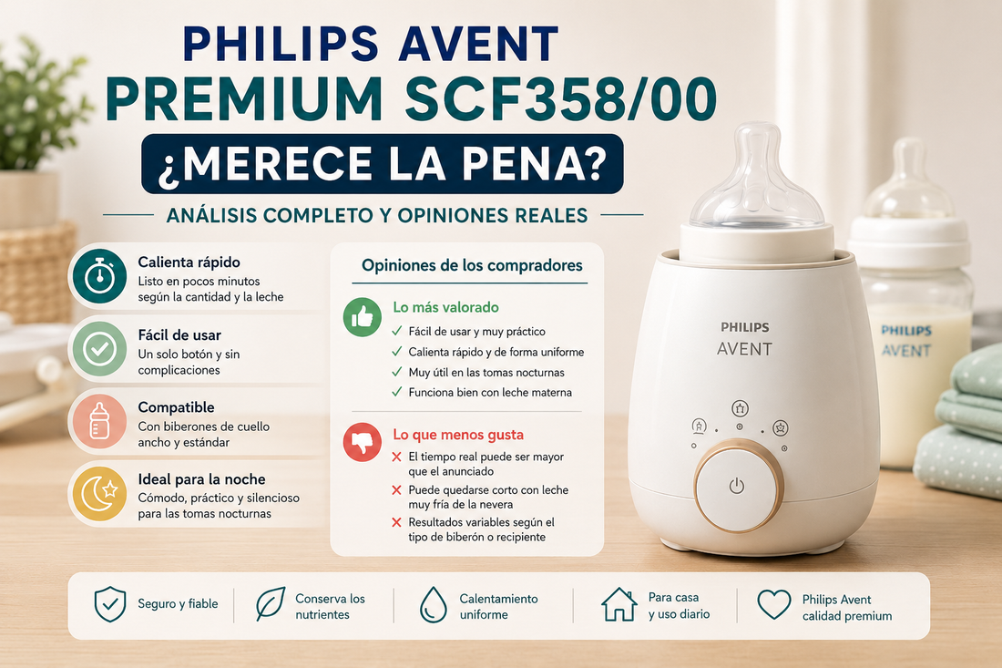 Philips Avent Premium SCF358/00: análisis, ventajas, inconvenientes y opiniones