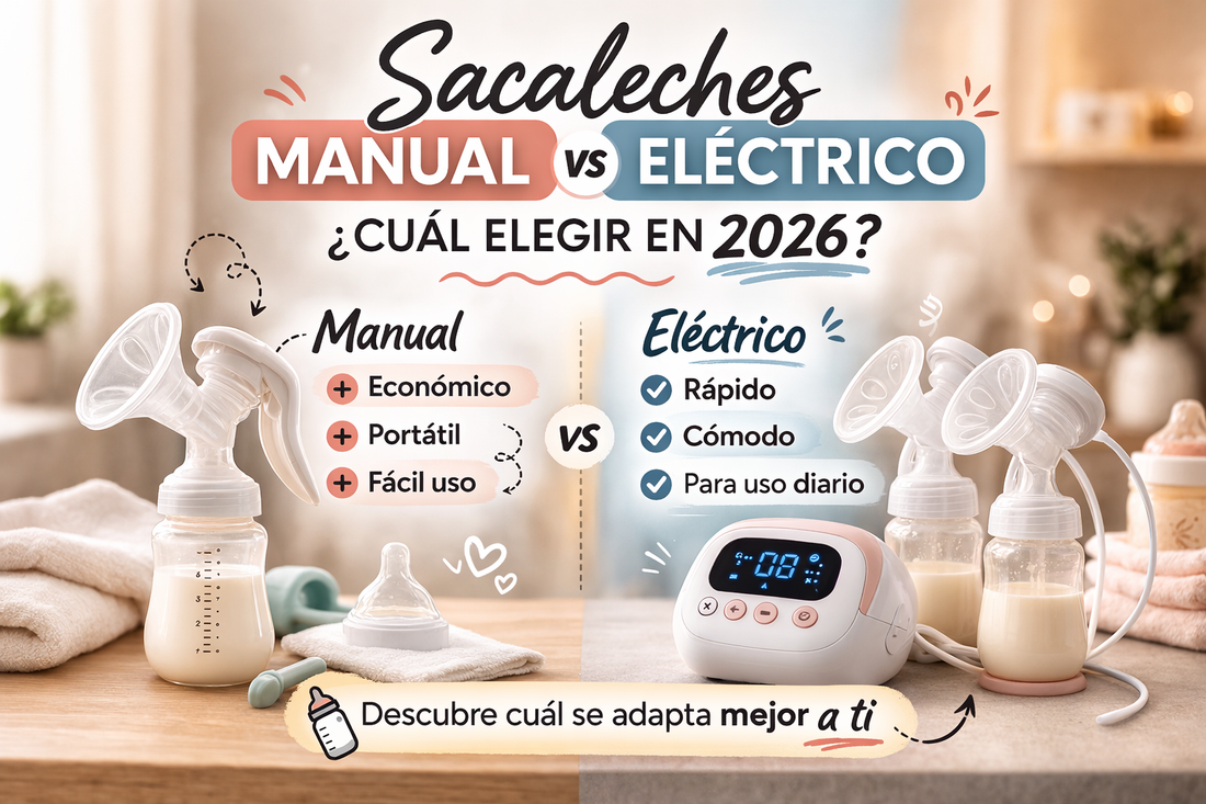Sacaleches manual vs eléctrico