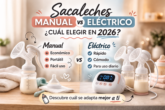 Sacaleches manual vs eléctrico