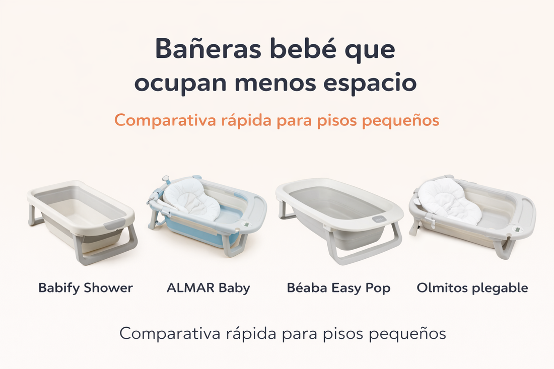 bañera bebe poco espacio