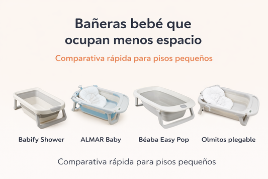 bañera bebe poco espacio