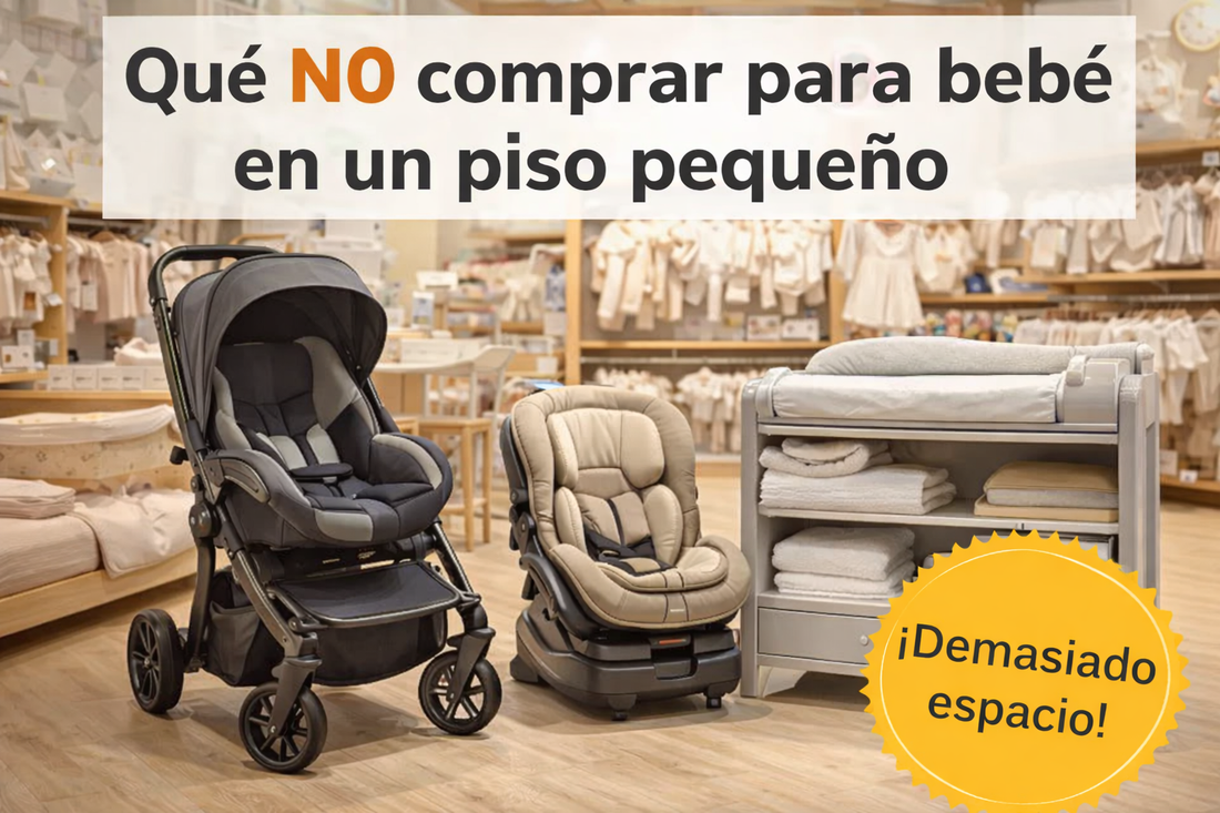 Qué NO comprar para un bebé (si vives en un piso pequeño)