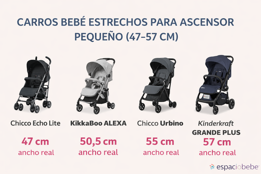 carritos estrechos para ascensor