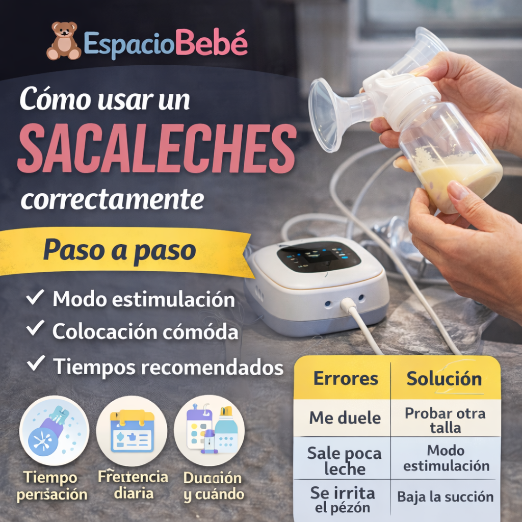 como usar sacaleches