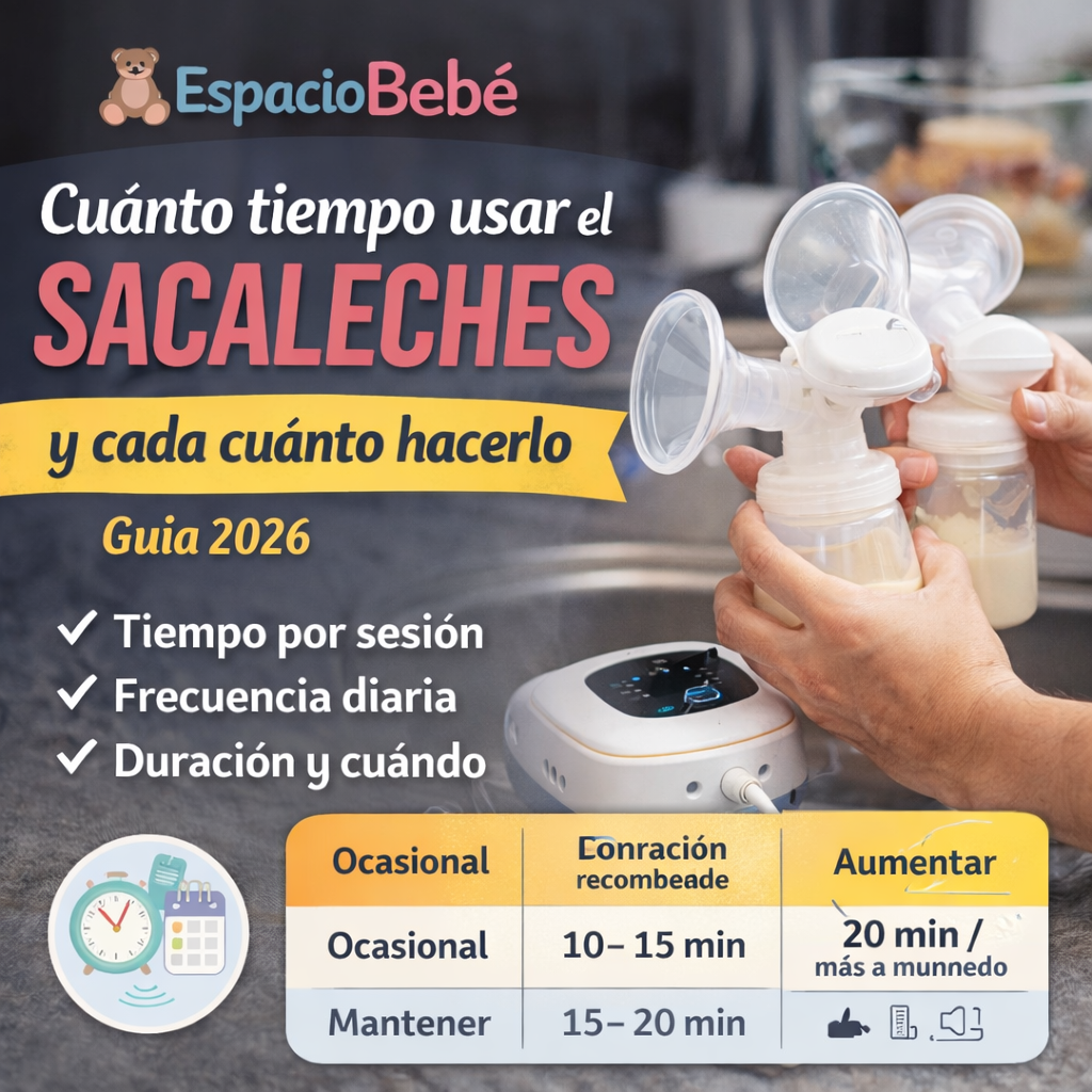 cuanto tiempo usar el sacaleches