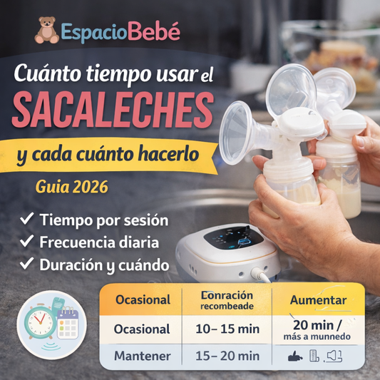 cuanto tiempo usar el sacaleches