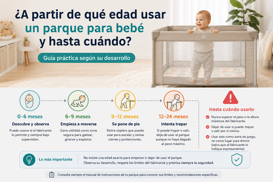 edad para usar parque de bebé