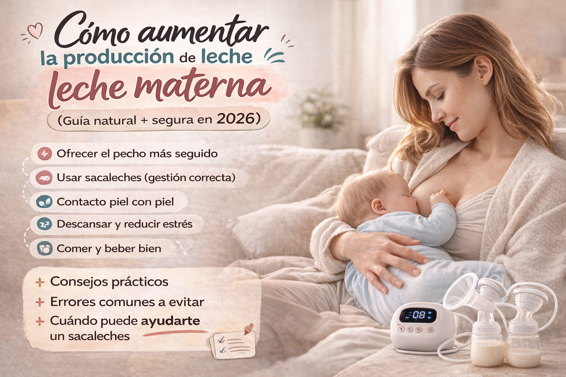 Cómo aumentar la producción de leche materna (10 consejos que funcionan)