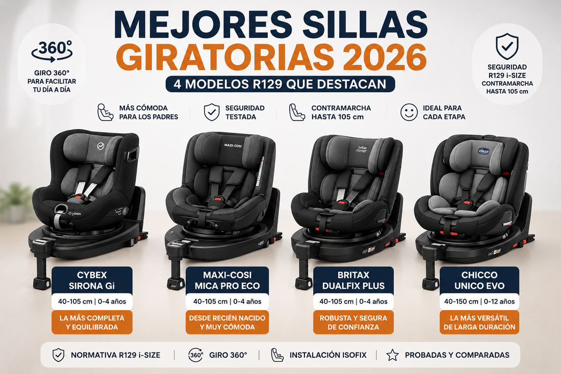 mejor silla giratoria bebé