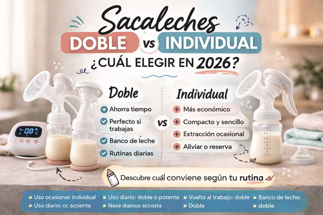 sacaleches doble y sacaleches individual comparativa